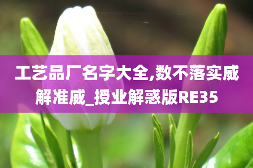 工艺品厂名字大全,数不落实威解准威_授业解惑版RE35