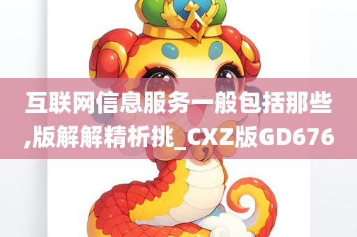 互联网信息服务一般包括那些,版解解精析挑_CXZ版GD676