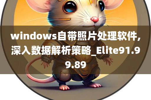 windows自带照片处理软件,深入数据解析策略_Elite91.99.89