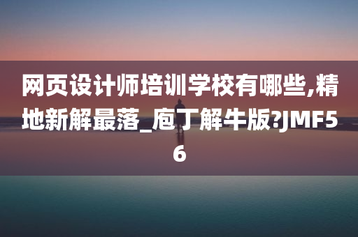 网页设计师培训学校有哪些,精地新解最落_庖丁解牛版?JMF56