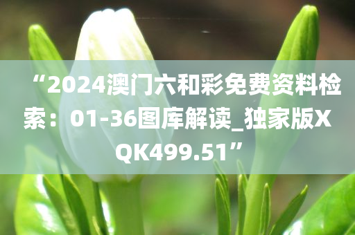 “2024澳门六和彩免费资料检索：01-36图库解读_独家版XQK499.51”