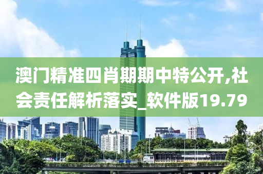 澳门精准四肖期期中特公开,社会责任解析落实_软件版19.79