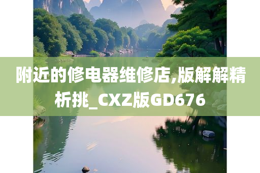 附近的修电器维修店,版解解精析挑_CXZ版GD676