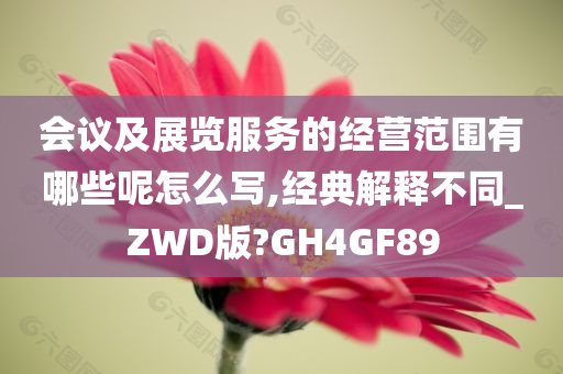 会议及展览服务的经营范围有哪些呢怎么写,经典解释不同_ZWD版?GH4GF89