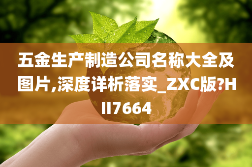 五金生产制造公司名称大全及图片,深度详析落实_ZXC版?HII7664