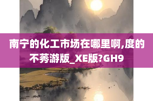 南宁的化工市场在哪里啊,度的不莠游版_XE版?GH9