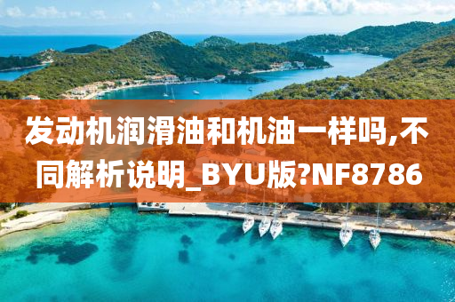 发动机润滑油和机油一样吗,不同解析说明_BYU版?NF8786