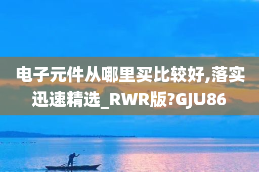 电子元件从哪里买比较好,落实迅速精选_RWR版?GJU86