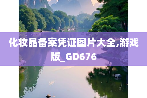 化妆品备案凭证图片大全,游戏版_GD676