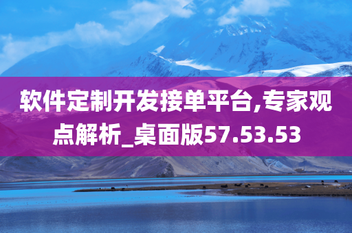 软件定制开发接单平台,专家观点解析_桌面版57.53.53