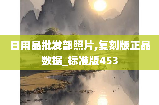 日用品批发部照片,复刻版正品数据_标准版453