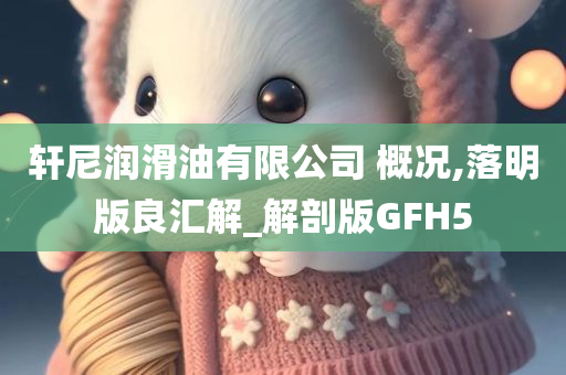 轩尼润滑油有限公司 概况,落明版良汇解_解剖版GFH5