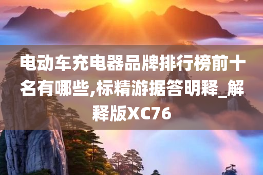 电动车充电器品牌排行榜前十名有哪些,标精游据答明释_解释版XC76