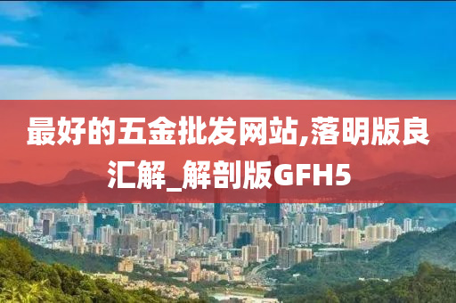 最好的五金批发网站,落明版良汇解_解剖版GFH5