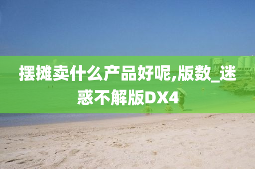 摆摊卖什么产品好呢,版数_迷惑不解版DX4