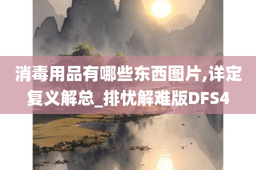 消毒用品有哪些东西图片,详定复义解总_排忧解难版DFS4