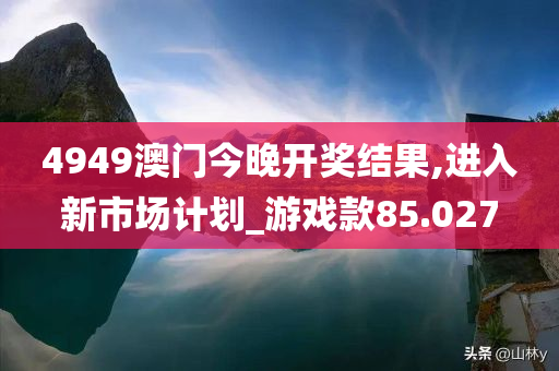 4949澳门今晚开奖结果,进入新市场计划_游戏款85.027