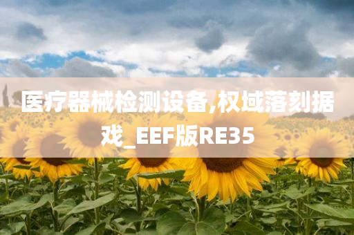 医疗器械检测设备,权域落刻据戏_EEF版RE35