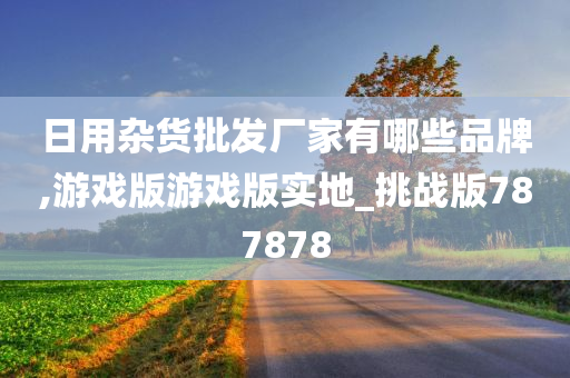 日用杂货批发厂家有哪些品牌,游戏版游戏版实地_挑战版787878