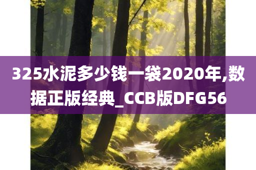 325水泥多少钱一袋2020年,数据正版经典_CCB版DFG56