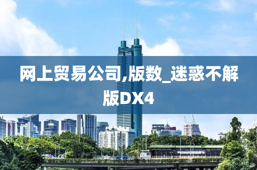 网上贸易公司,版数_迷惑不解版DX4