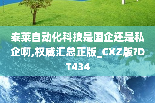 泰莱自动化科技是国企还是私企啊,权威汇总正版_CXZ版?DT434