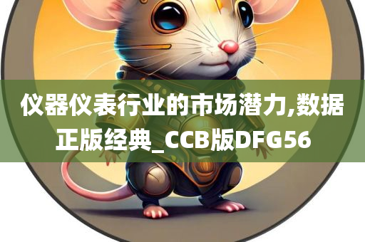 仪器仪表行业的市场潜力,数据正版经典_CCB版DFG56