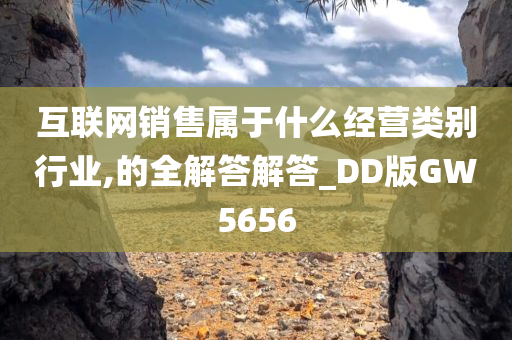 互联网销售属于什么经营类别行业,的全解答解答_DD版GW5656