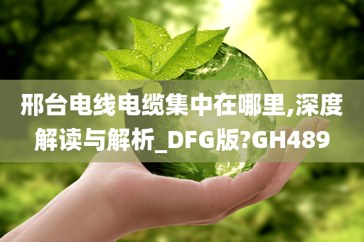 邢台电线电缆集中在哪里,深度解读与解析_DFG版?GH489