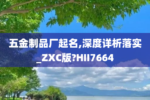 五金制品厂起名,深度详析落实_ZXC版?HII7664