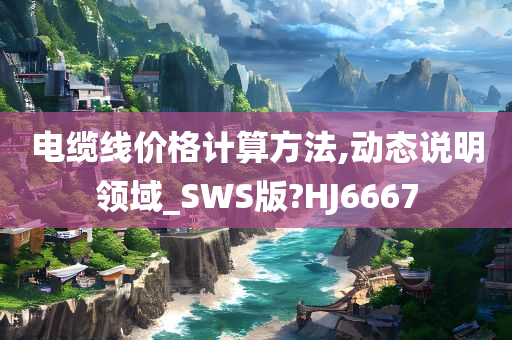 电缆线价格计算方法,动态说明领域_SWS版?HJ6667