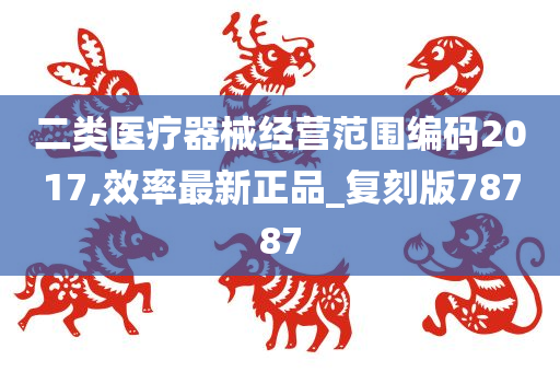 二类医疗器械经营范围编码2017,效率最新正品_复刻版78787