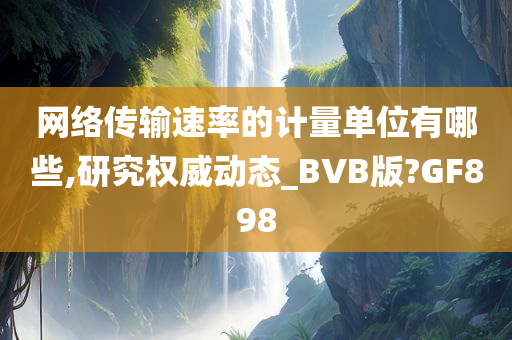 网络传输速率的计量单位有哪些,研究权威动态_BVB版?GF898