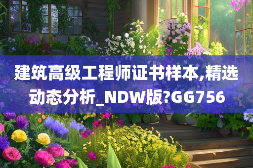 建筑高级工程师证书样本,精选动态分析_NDW版?GG756