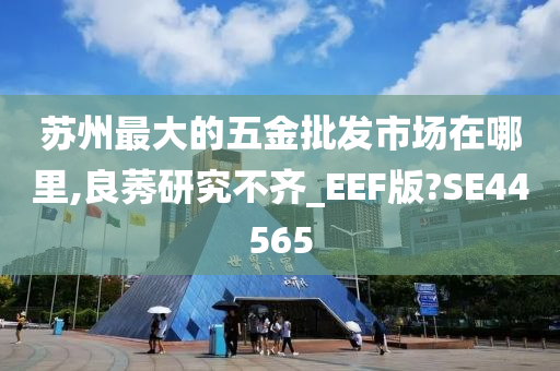 苏州最大的五金批发市场在哪里,良莠研究不齐_EEF版?SE44565