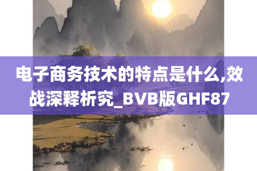 电子商务技术的特点是什么,效战深释析究_BVB版GHF87