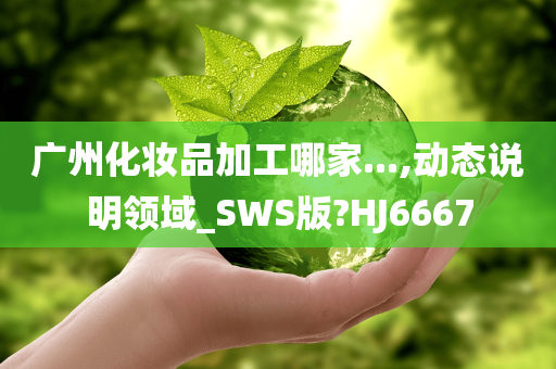 广州化妆品加工哪家...,动态说明领域_SWS版?HJ6667