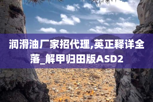 润滑油厂家招代理,英正释详全落_解甲归田版ASD2