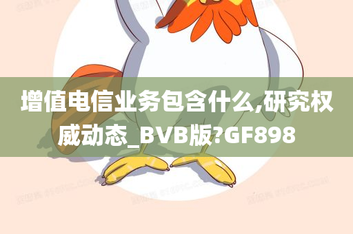 增值电信业务包含什么,研究权威动态_BVB版?GF898