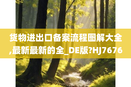 货物进出口备案流程图解大全,最新最新的全_DE版?HJ7676