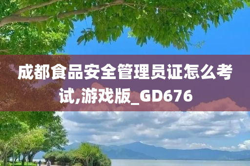 成都食品安全管理员证怎么考试,游戏版_GD676