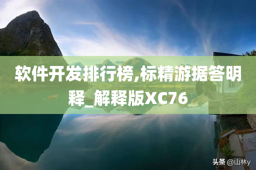 软件开发排行榜,标精游据答明释_解释版XC76