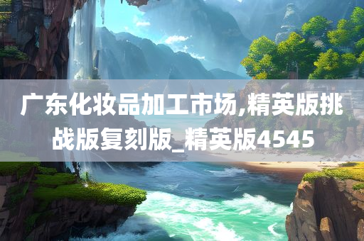 广东化妆品加工市场,精英版挑战版复刻版_精英版4545