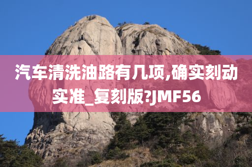 汽车清洗油路有几项,确实刻动实准_复刻版?JMF56