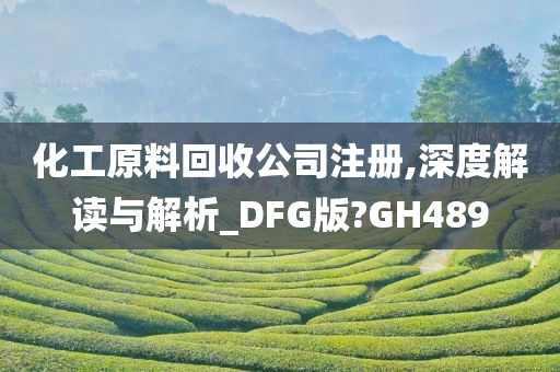 化工原料回收公司注册,深度解读与解析_DFG版?GH489