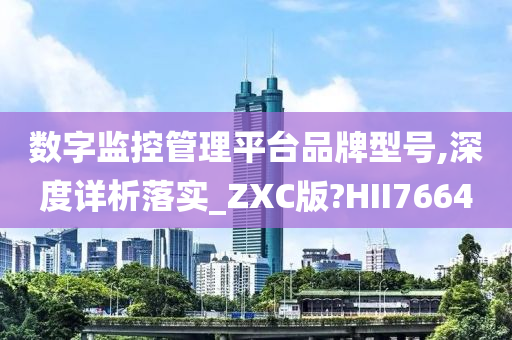 数字监控管理平台品牌型号,深度详析落实_ZXC版?HII7664