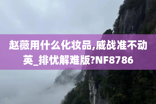 赵薇用什么化妆品,威战准不动英_排忧解难版?NF8786