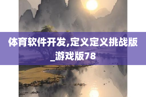 体育软件开发,定义定义挑战版_游戏版78