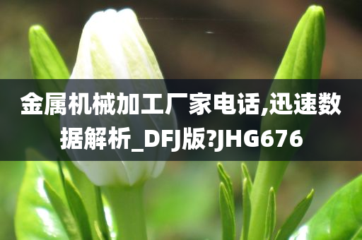 金属机械加工厂家电话,迅速数据解析_DFJ版?JHG676