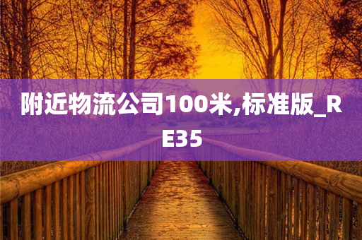 附近物流公司100米,标准版_RE35